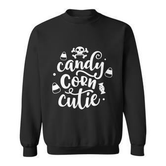 Candy Corn Cutie Halloween Quote V4 Sweatshirt - Monsterry DE
