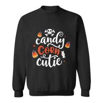 Candy Corn Cutie Halloween Quote V5 Sweatshirt - Monsterry