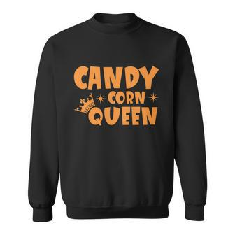 Candy Corn Queen Funny Halloween Quote Sweatshirt - Monsterry