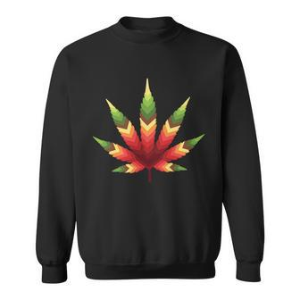 Cannabis Leaf Tshirt Sweatshirt - Monsterry UK