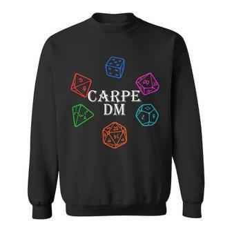 Carpe Dm Funny Diem Parody Dice Sweatshirt - Monsterry DE