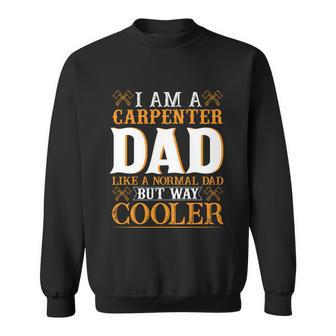 Carpenter Dad Woodworking Happy Fathers Day Gift Graphic Design Printed Casual Daily Basic Sweatshirt - Thegiftio UK