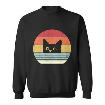 Cat Retro Kitten Gift Sweatshirt - Monsterry