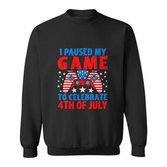Celebrate 4Th Of July Gamer Funny Fourth Sweatshirt - Monsterry AU