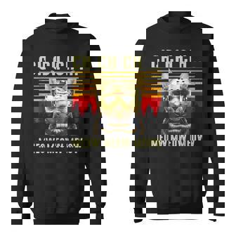 Ch Ch Ch Meow Meow Scary Friday Costume Halloween Cat Men Women Sweatshirt Graphic Print Unisex - Thegiftio