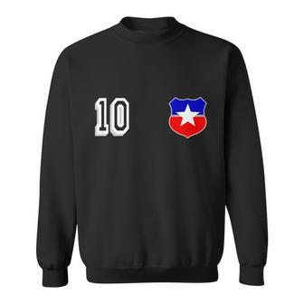 Chile Soccer La Roja Jersey Number Sweatshirt - Monsterry UK