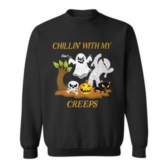 Chillin With My Creeps Sweatshirt - Monsterry AU