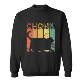 Chonk Cat Retro Vintage Tshirt Sweatshirt - Monsterry