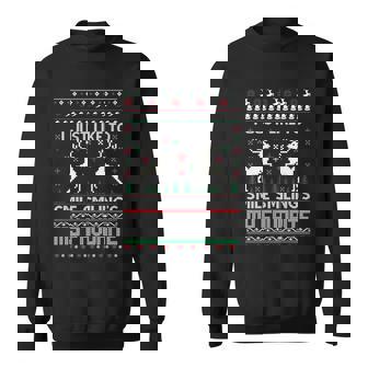 Christmas I Just Like To Smile Smilings My Favorite Ugly Christmas Sweater Sweatshirt - Thegiftio