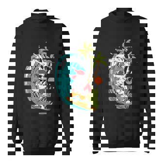 Christmas In July Santa Hawaiian Christmas In July Sweatshirt - Monsterry