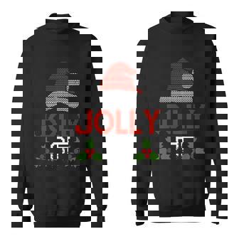 Christmas Jolly Af Ugly Christmas Sweater Graphic Design Printed Casual Daily Basic Sweatshirt - Thegiftio