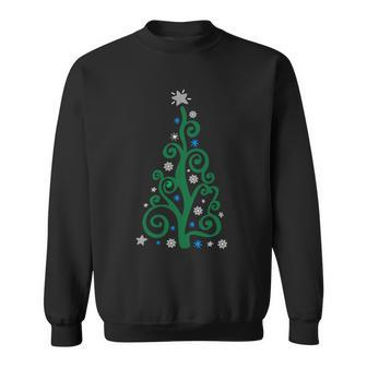 Christmas Tree Ugly Christmas Graphic Design Printed Casual Daily Basic Sweatshirt - Thegiftio UK