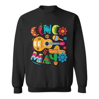 Cinco De Mayo Mexican Fiesta 5 De Mayo V2 Men Women Sweatshirt Graphic Print Unisex - Thegiftio UK