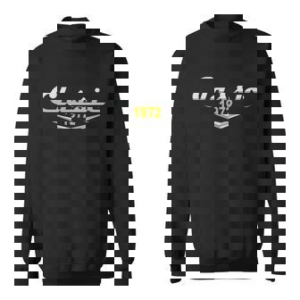 Classic 1972 Vintage 50Th Birthday Sweatshirt - Thegiftio UK