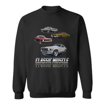 Classic Muscle Classic Sports Cars Sweatshirt - Thegiftio UK
