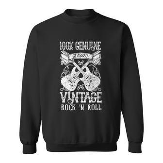 Classic Vintage Rock N Roll Funny Music Guitars Gift Sweatshirt - Monsterry AU