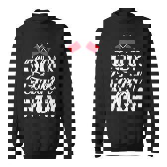 Color Guard Mom Funny High School Color Guard Flag V2 Sweatshirt - Thegiftio