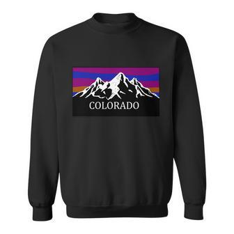 Colorado Mountains Outdoor Flag Mcma Sweatshirt - Monsterry CA
