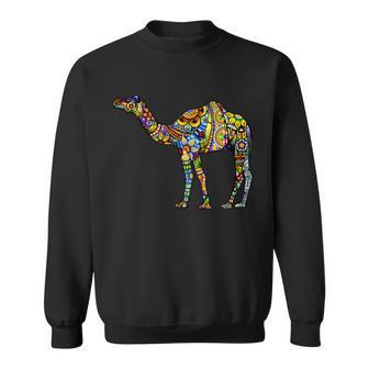 Colorful Camel Sweatshirt - Monsterry UK
