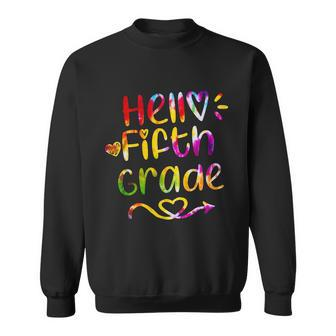 Colorful Hello Fifth Grade Sweatshirt - Monsterry DE