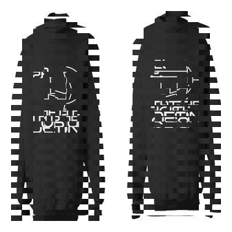 Computer Science To Be Or Not To Be 2B 2B Boolean Logic Gift Graphic Design Printed Casual Daily Basic Sweatshirt - Thegiftio