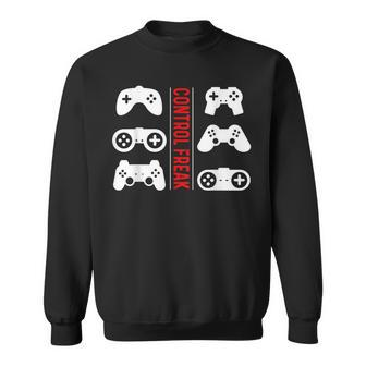 Control Freak Gaming Pc Console Video Games Computer Nerd Sweatshirt - Thegiftio UK