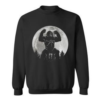 Cool King Kong Monster Full Moon Sweatshirt - Monsterry