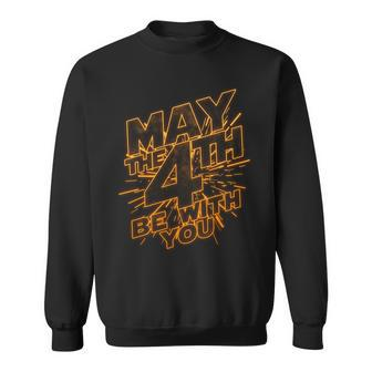 Cool May The 4Th Be With You Sweatshirt - Monsterry