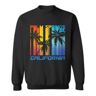 Cool Retro Palm Springs California Sweatshirt - Monsterry AU