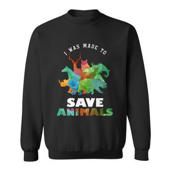 Cool Vets Veterinarian Made To Save Animal Rescuer Gift Sweatshirt - Monsterry