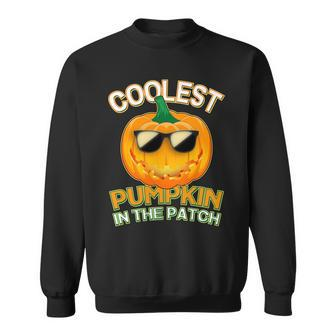 Coolest Pumpkin In The Patch Graphic Design Printed Casual Daily Basic Sweatshirt