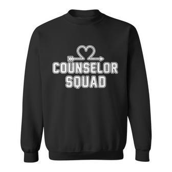 Counselor Squad Heart T-Shirt Graphic Design Printed Casual Daily Basic Sweatshirt