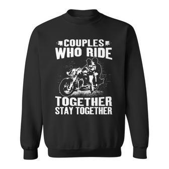 Couples Who Ride Sweatshirt - Seseable