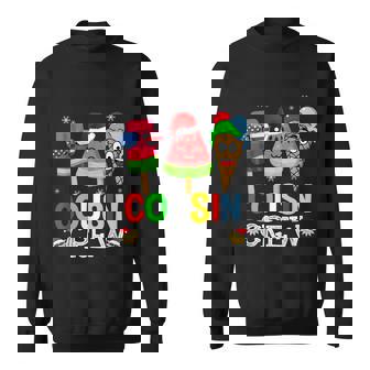 Cousin Crew Christmas In July Squad Pajamas Matching Family Sweatshirt - Monsterry