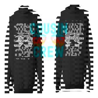 Cousin Crew Family Vacation Summer Vacation Beach Sunglasses V2 Men Women Sweatshirt Graphic Print Unisex - Thegiftio
