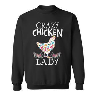 Crazy Chicken Lady V2 Sweatshirt - Thegiftio UK