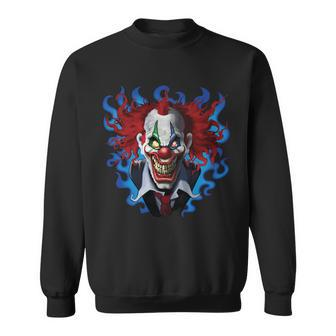 Crazy Clown Sweatshirt - Monsterry