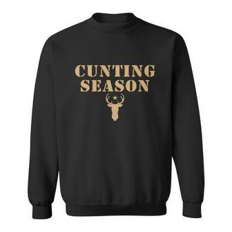 Cunting Season Hunting Counting Season Graphic Design Printed Casual Daily Basic Sweatshirt
