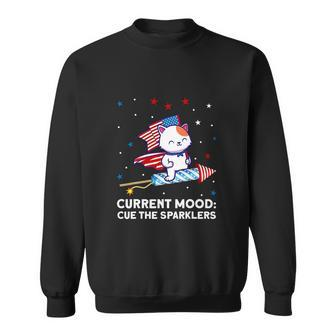 Current Mood Cue The Sparklers 4Th Of July Sweatshirt - Monsterry AU