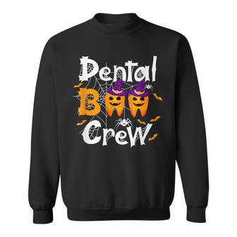 Cute Dental Boo Crew Pumpkin Dentist Halloween Costume Men Women Sweatshirt Graphic Print Unisex - Thegiftio UK