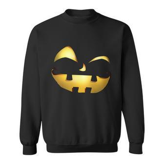Cute Halloween Funny Halloween Day Silly Cool Jack O Lantern Face Graphic Design Printed Casual Daily Basic Sweatshirt - Thegiftio UK