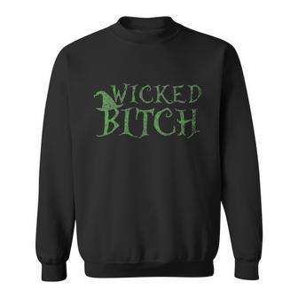 Cute Halloween Funny Halloween Day Wicked Bitch Graphic Design Printed Casual Daily Basic Sweatshirt - Thegiftio UK