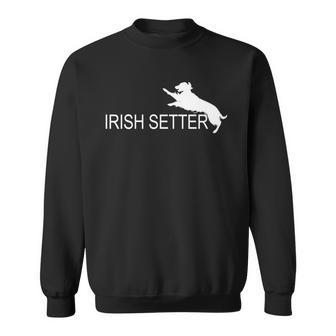 Cute Irish Setter Dog Sweatshirt - Monsterry