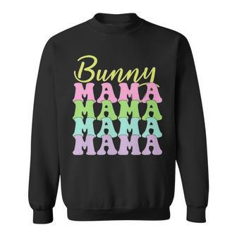 Cute Retro Bunny Mama Family Apparel Sweatshirt - Thegiftio UK