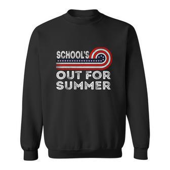 Cute Retro Last Day Of School Schools Out For Summer Teacher Graphic Design Printed Casual Daily Basic Sweatshirt - Thegiftio UK
