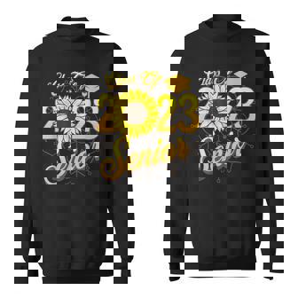 Cute Sunflower Class Of 2023 Senior Graduate Women Girls Men  Sweatshirt
