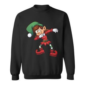 Dabbing Elf Cute Funny Christmas Tshirt Sweatshirt - Monsterry