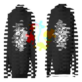 Dabbing Unicorn - Autism Awareness Sweatshirt - Monsterry