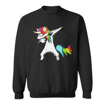 Dabbing Unicorn Tshirt Sweatshirt - Monsterry UK