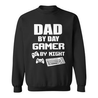 Dad By Day Gamer By Night Tshirt Sweatshirt - Monsterry DE